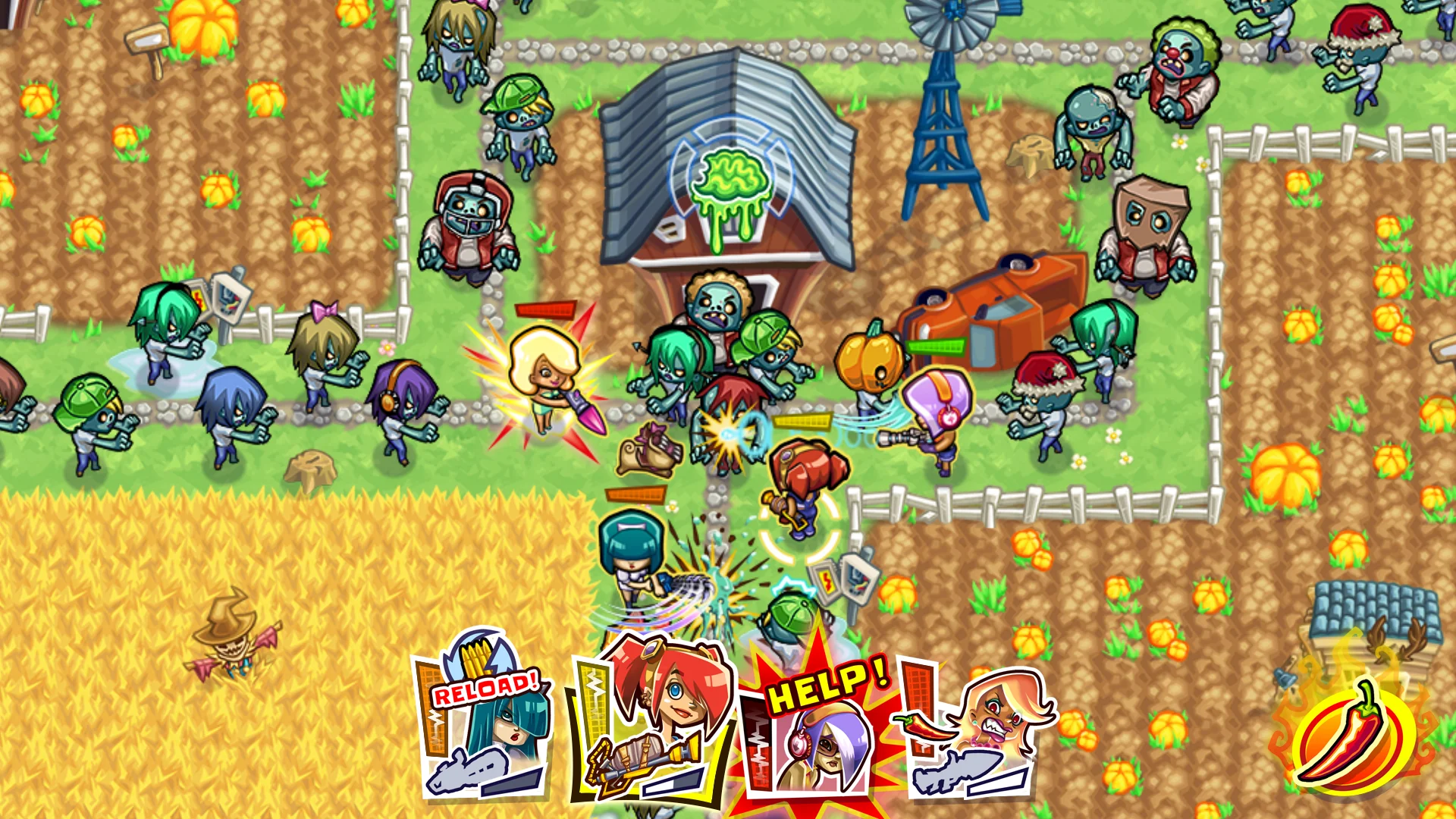 스크린샷 Guns'n'Glory Zombies 4
