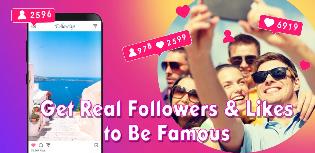 Followers Up for Instagram برنامج غلاف فني للأندرويد