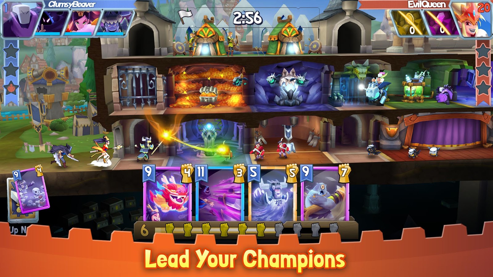 ภาพหน้าจอ Fortress of Champions 1