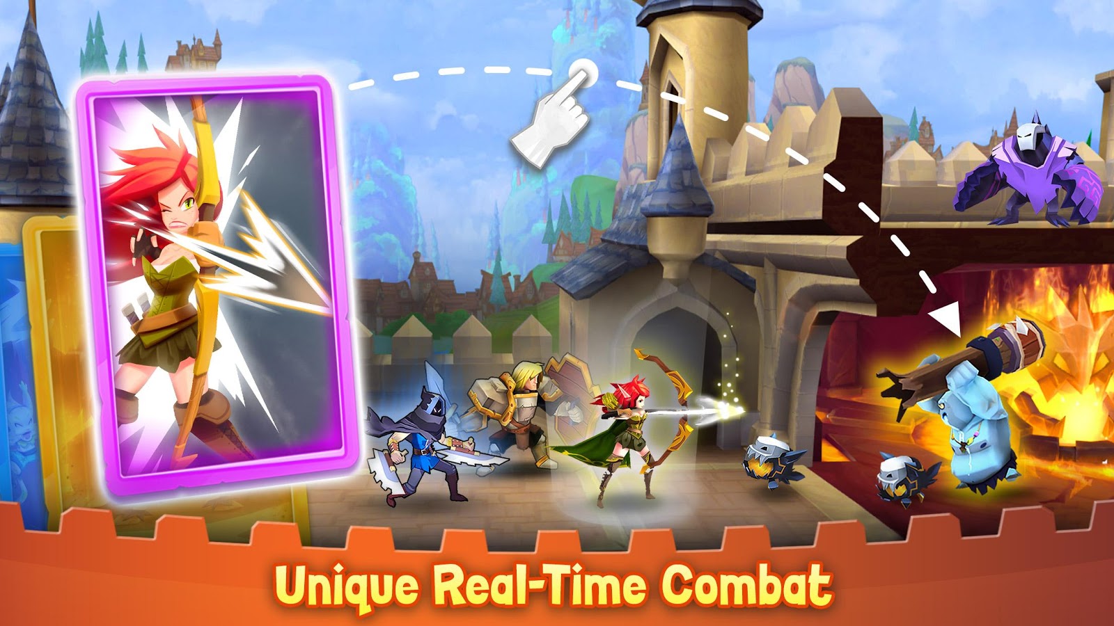 ภาพหน้าจอ Fortress of Champions 3