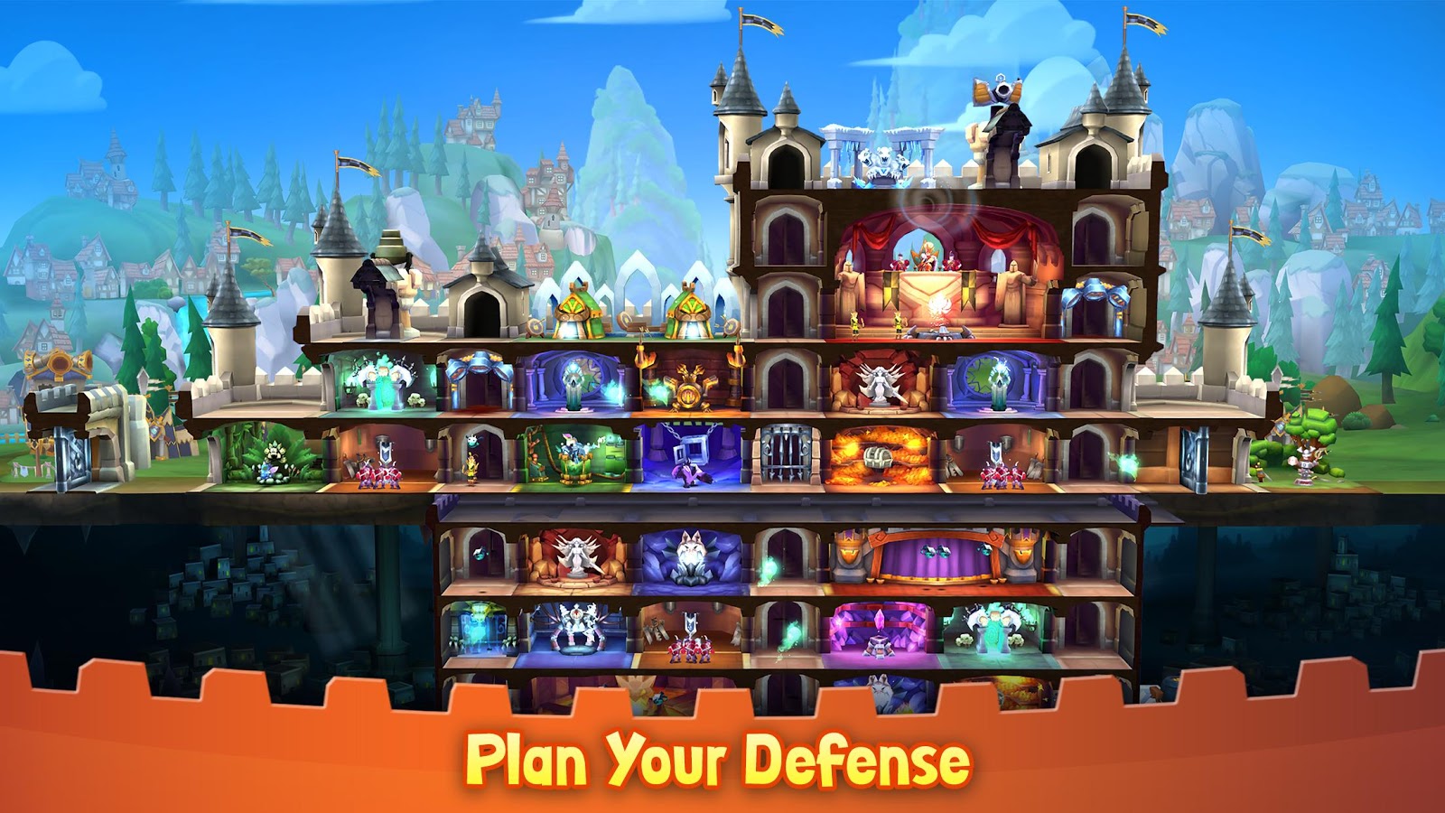 ภาพหน้าจอ Fortress of Champions 4