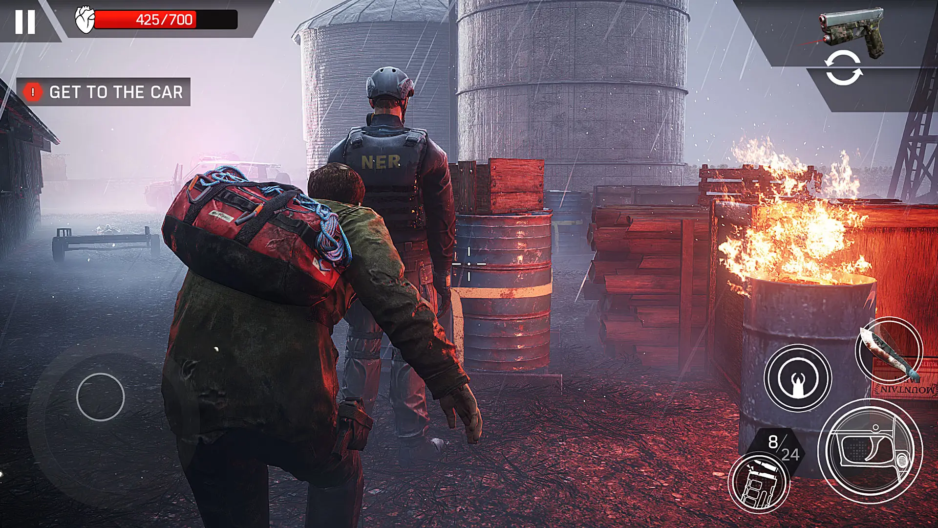 Ekran Görüntüsü Left To Survive Zombi oyunları 1