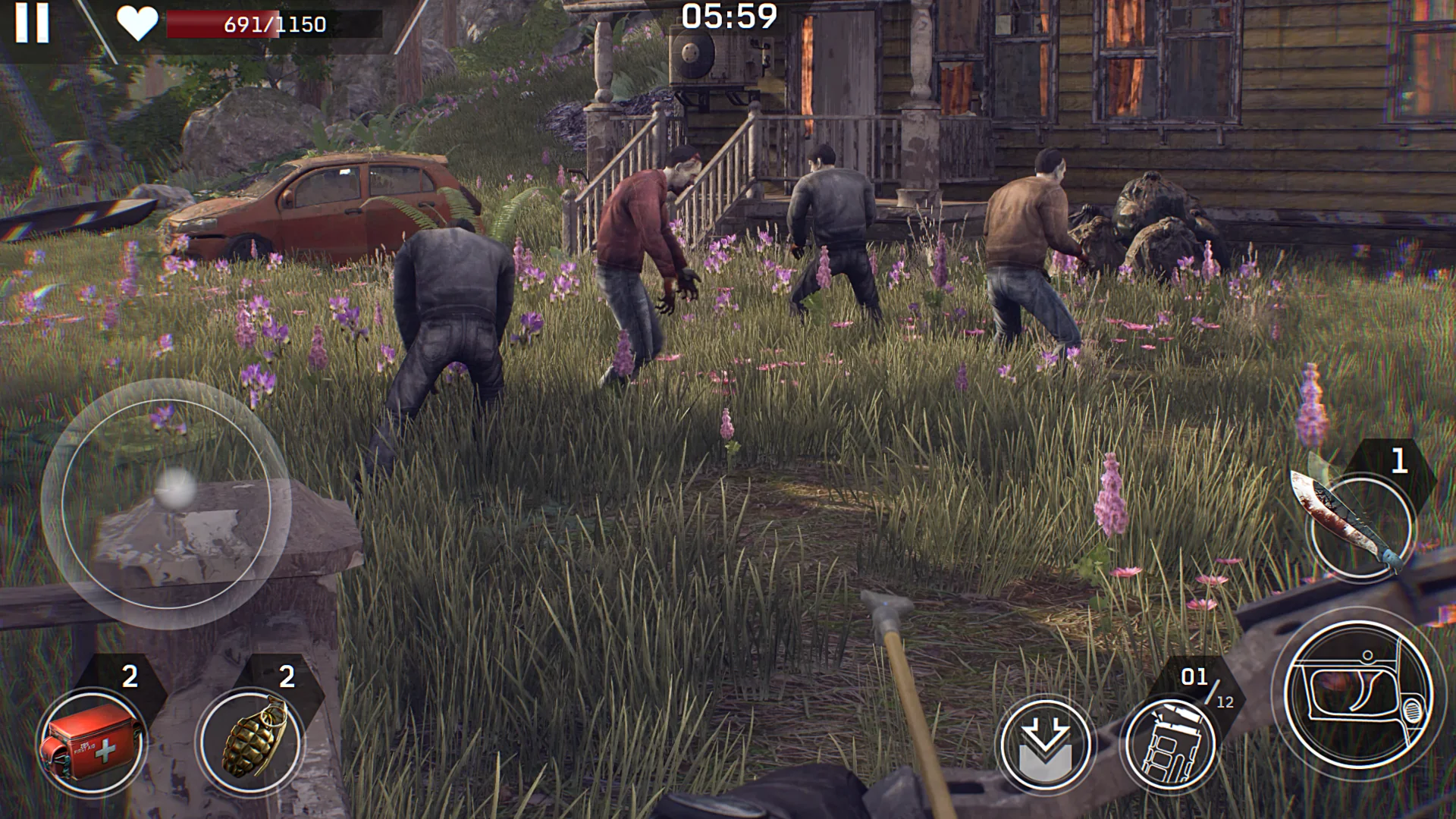 Ekran Görüntüsü Left To Survive Zombi oyunları 2