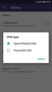 ภาพหน้าจอ VPN Master 4