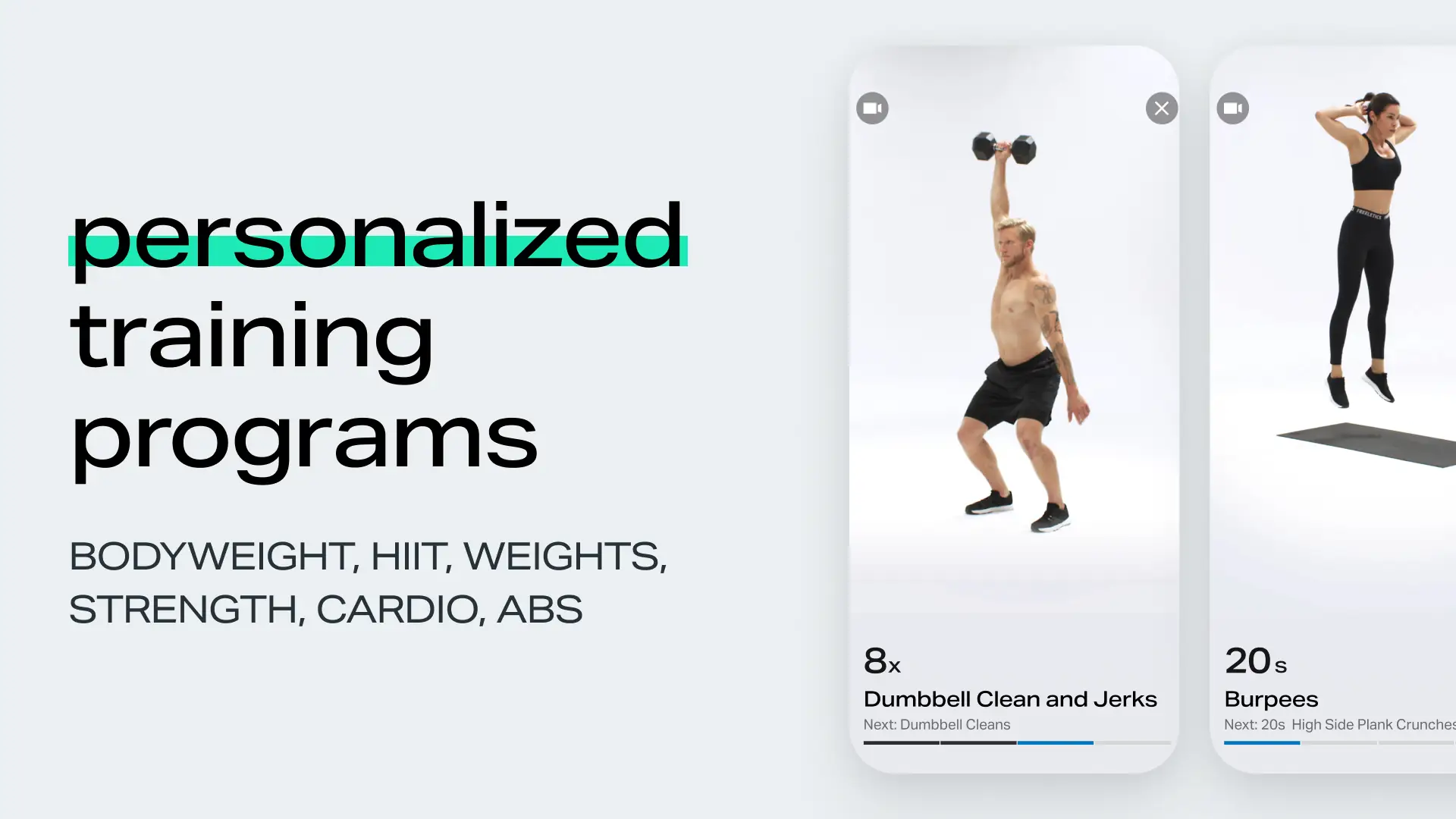 Screenshot Freeletics: Fitness Workouts 3
