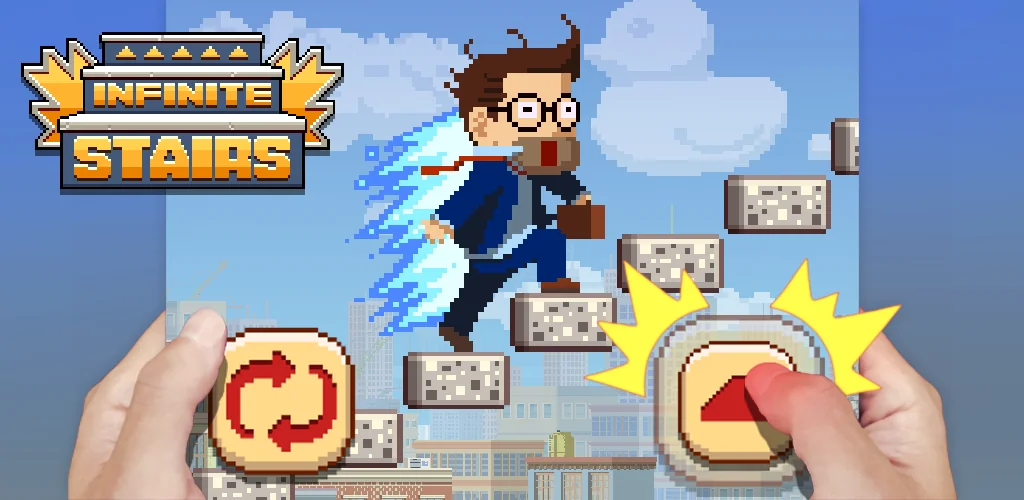 Infinite Stairs spel cover art for Android