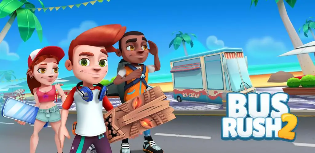 Bus Rush 2 لعبة غلاف فني للأندرويد