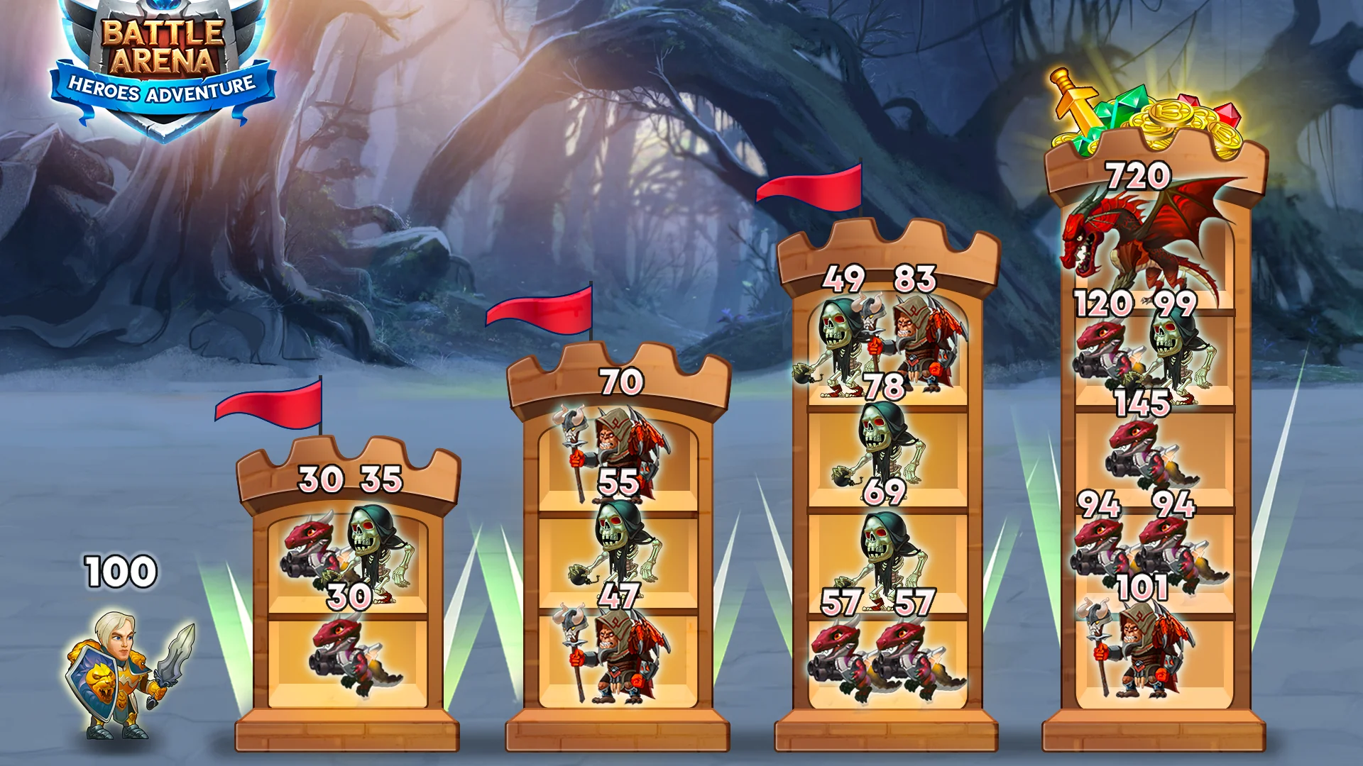 Скриншот Battle Arena: Битвы героев! 6