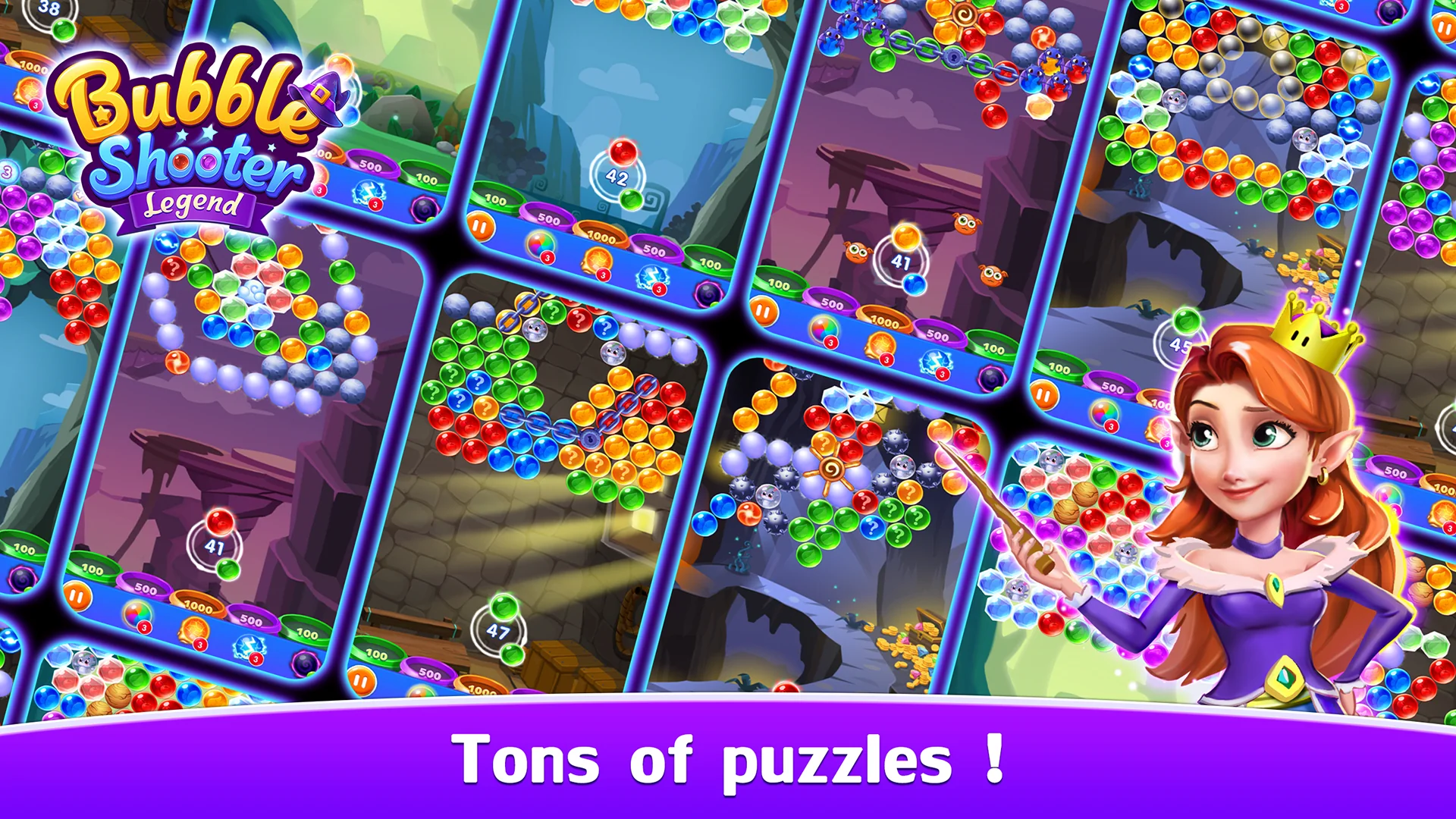 Captura de pantalla 3 de Burbujas Locas Bubble Shooter