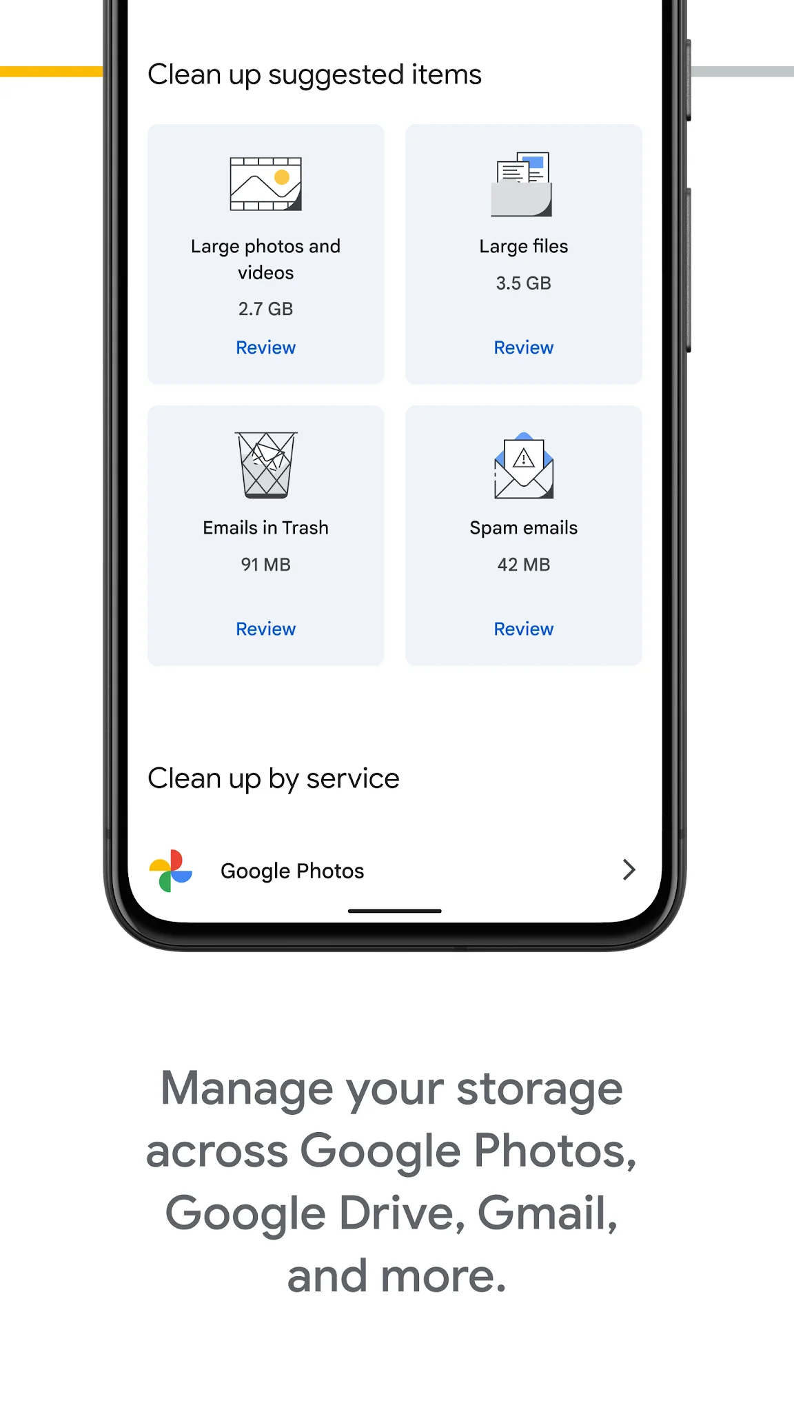 Captura de pantalla Google One 3