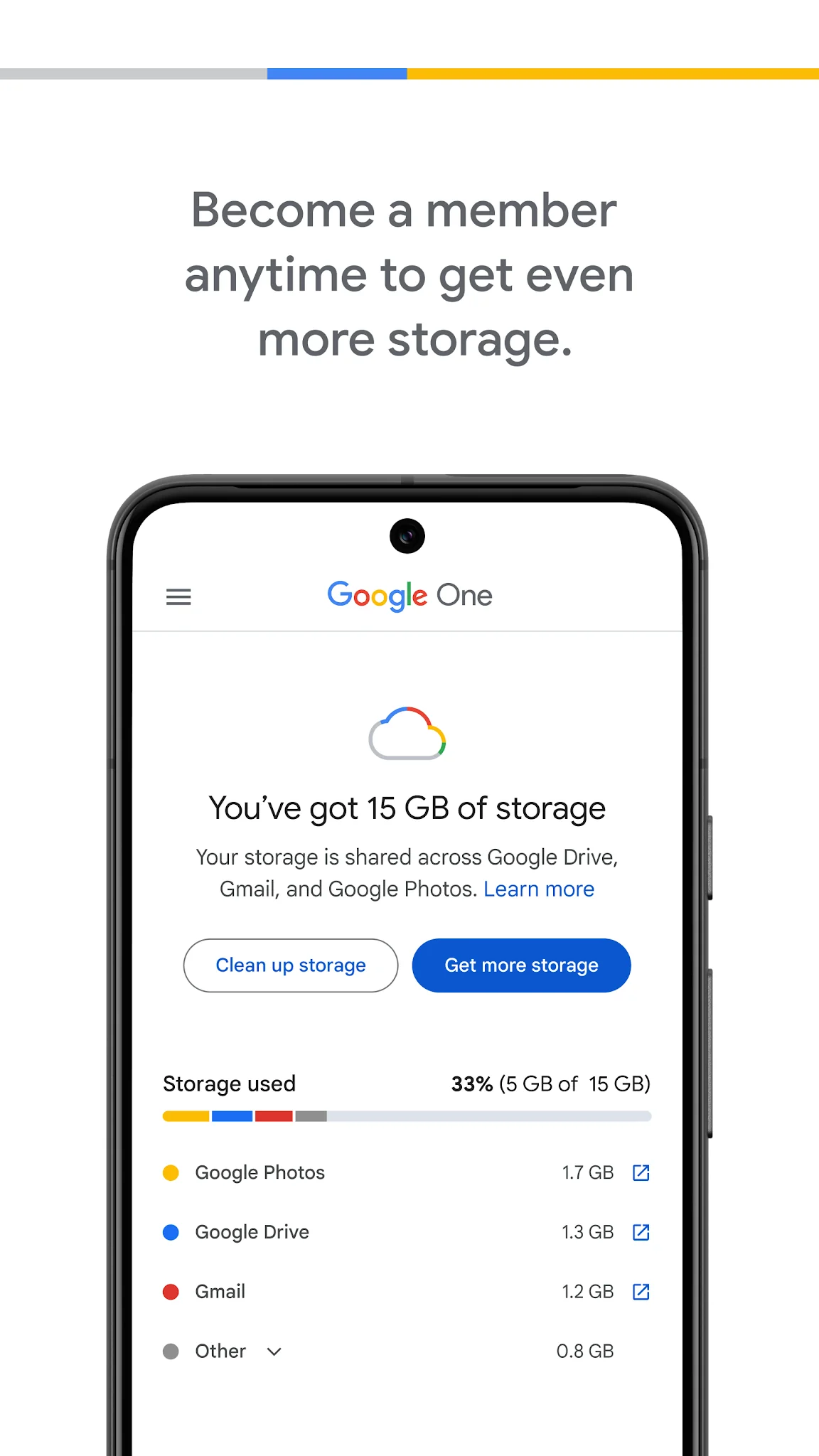 Captura de pantalla Google One 4