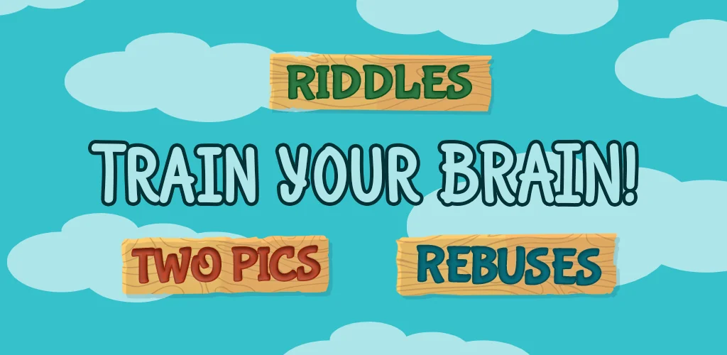 Riddles, Rebuses and Two Pics παιχνίδι cover art for Android