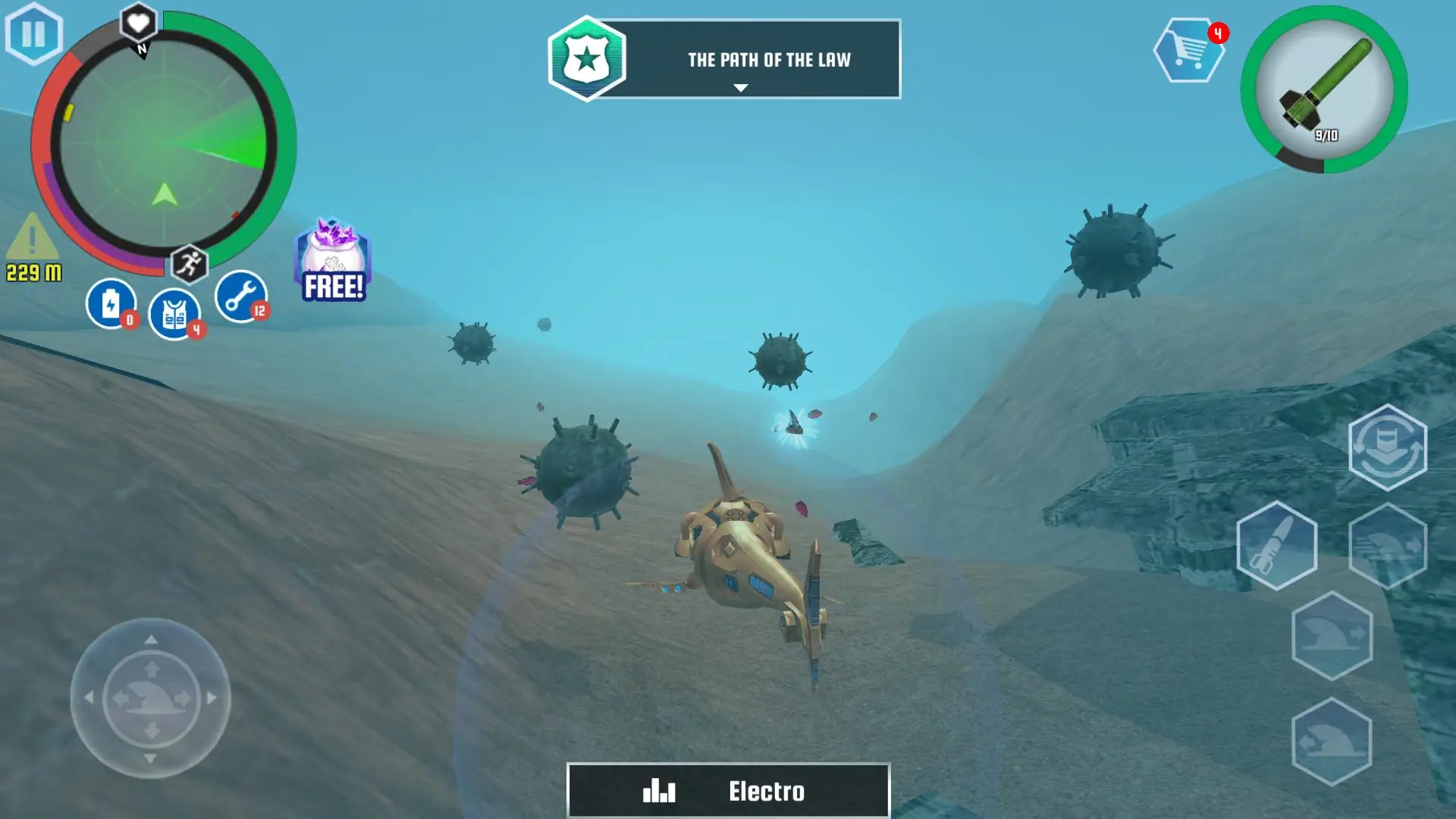 Captura de pantalla Robot Shark 1