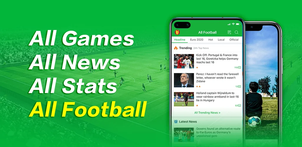 All Football приложение корица за Android