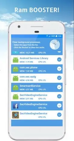 Скриншот Ram booster & Cache Cleaner 5
