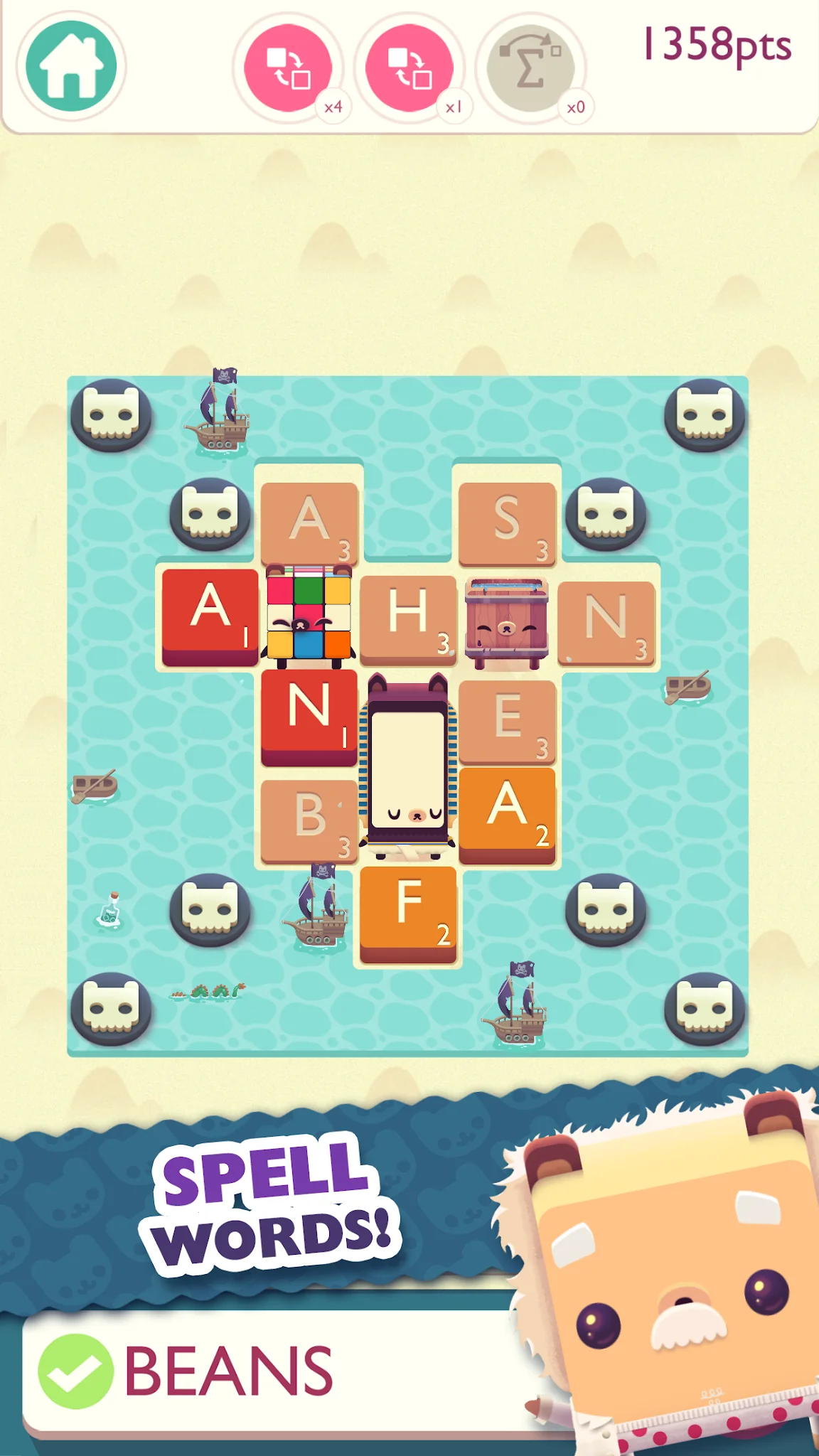 Alphabear 2: Упражняйтесь в ан скриншот 1
