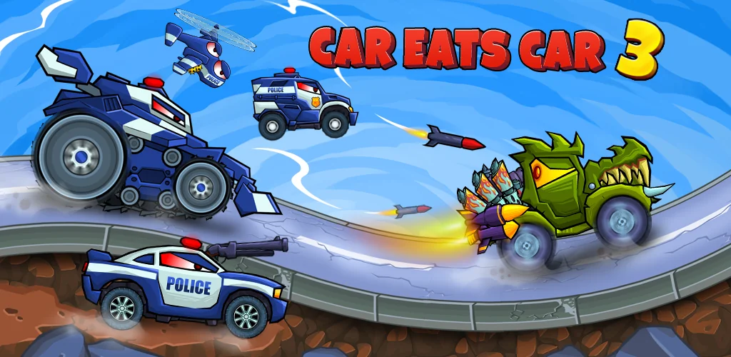 Car Eats Car 3 jeu cover art for Android