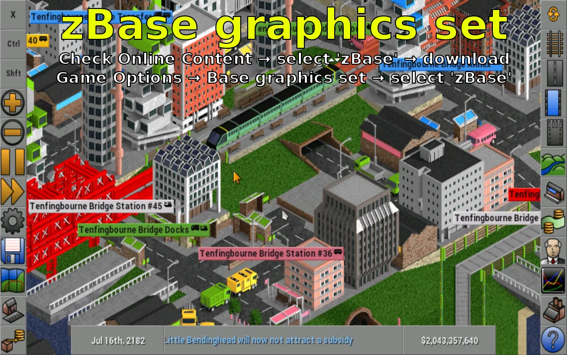 Tangkapan layar OpenTTD 3