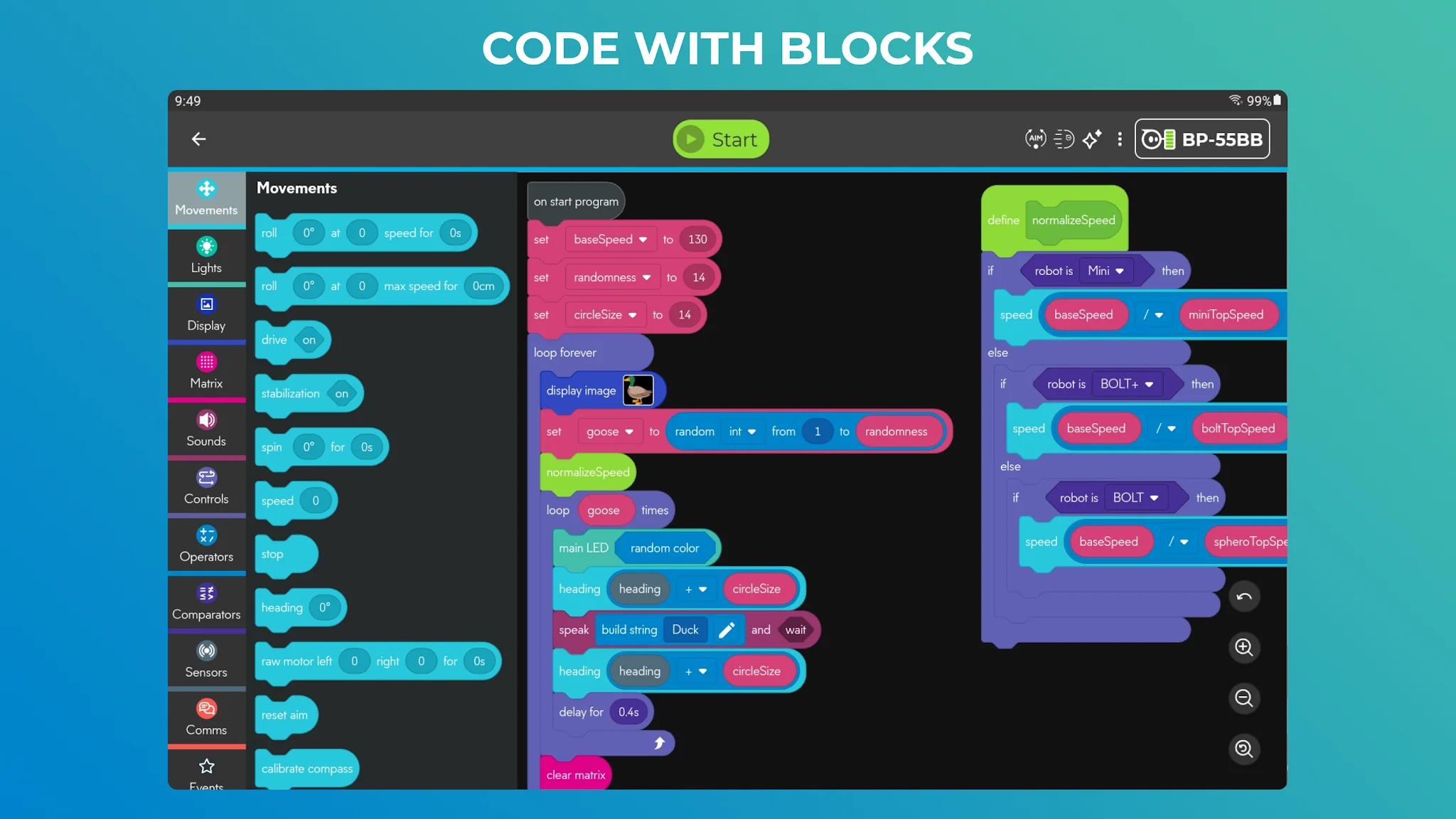 Στιγμιότυπο Sphero Edu 7