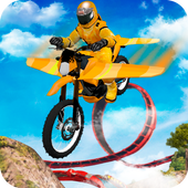 Flying Motorbike Stunts Icon