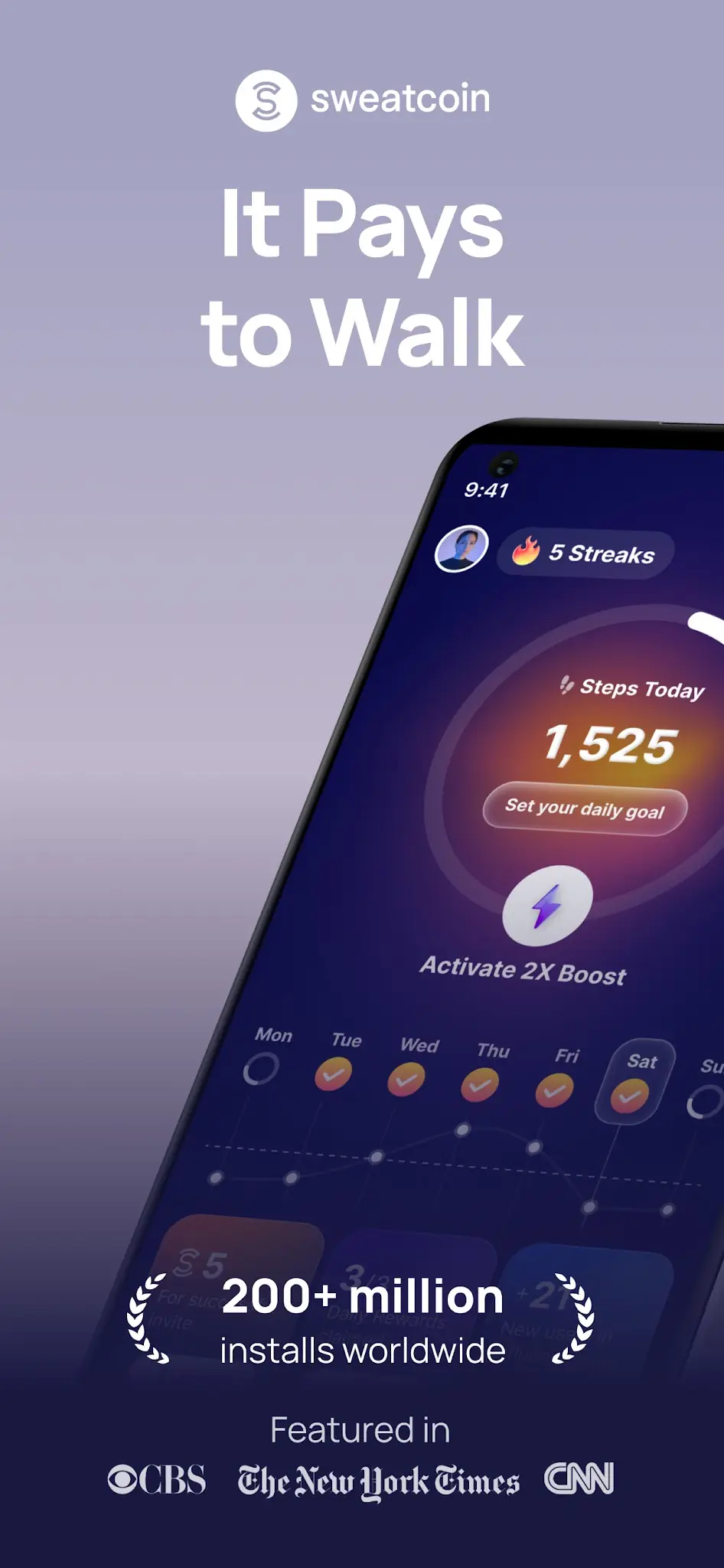 Screenshot Sweatcoin 1