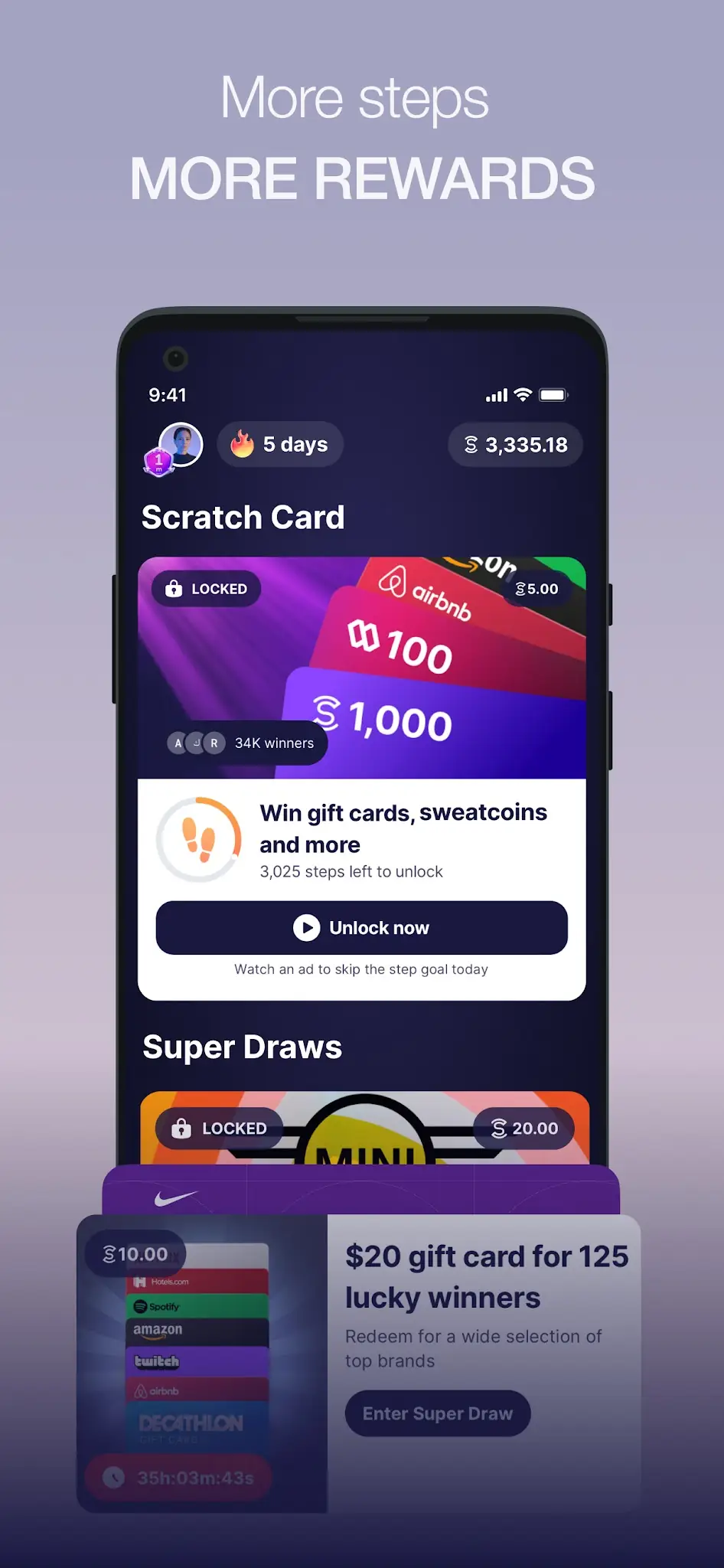Screenshot Sweatcoin 3