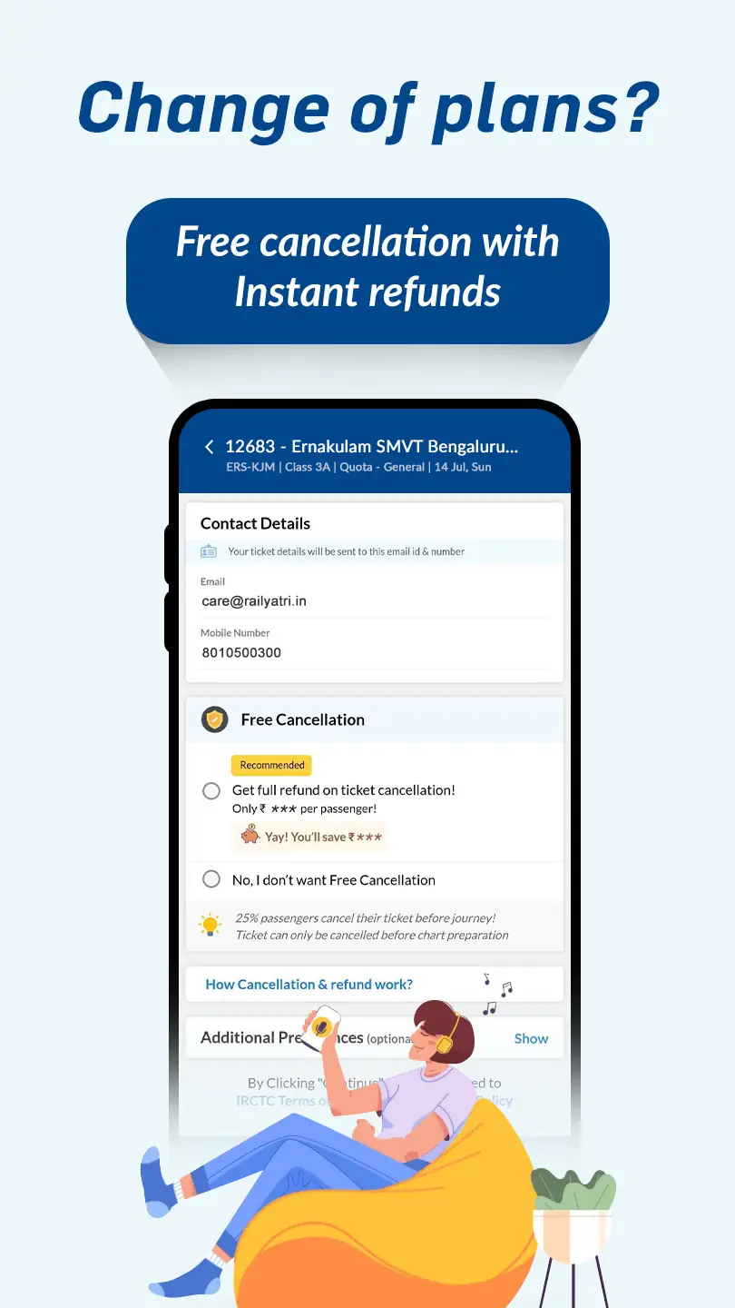 Снимка на екрана Train App: Easy Ticket Booking 2