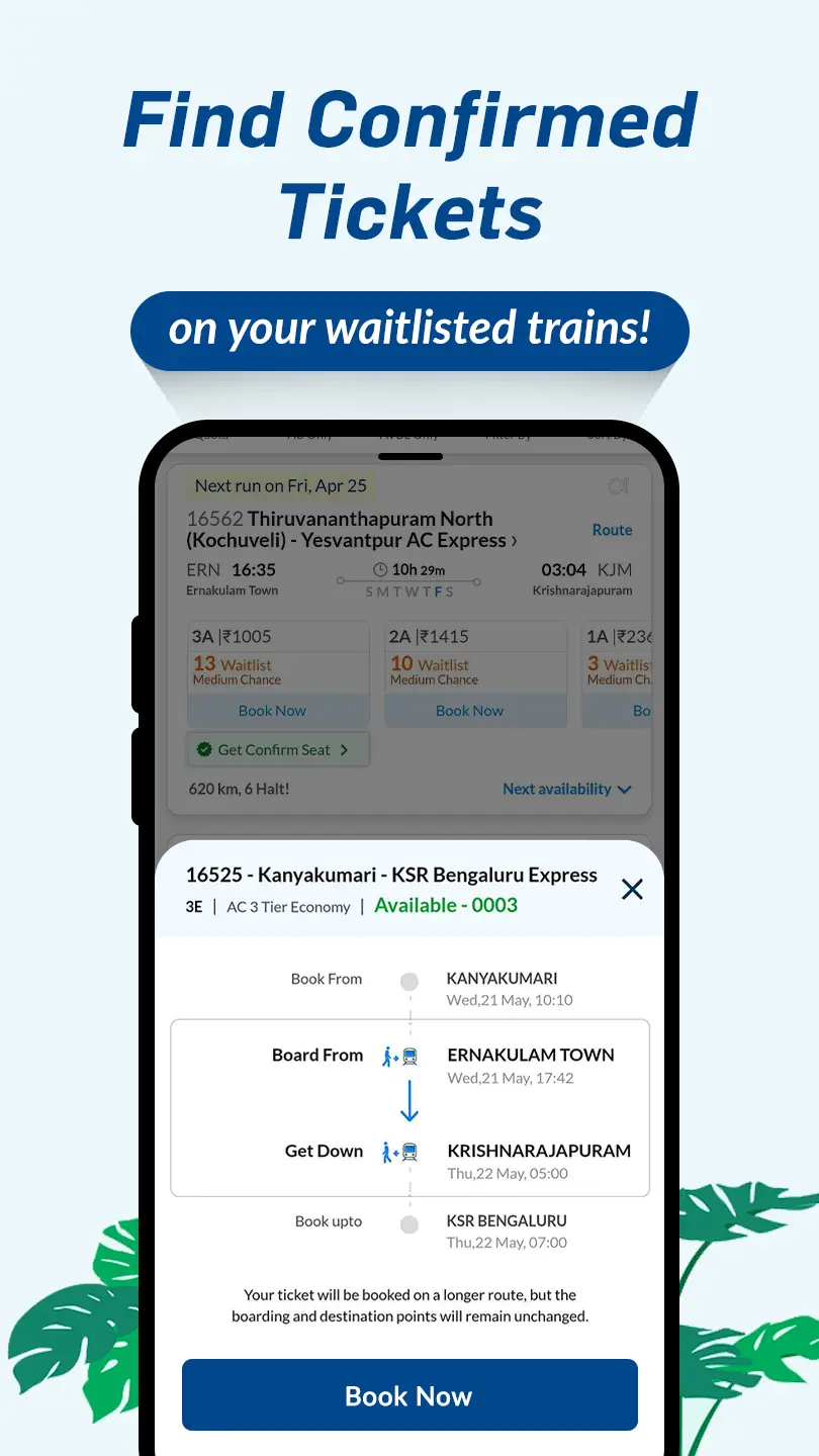 Снимка на екрана Train App: Easy Ticket Booking 3
