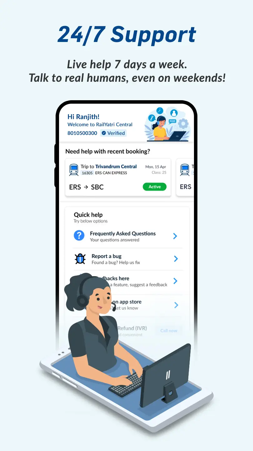 Снимка на екрана Train App: Easy Ticket Booking 7