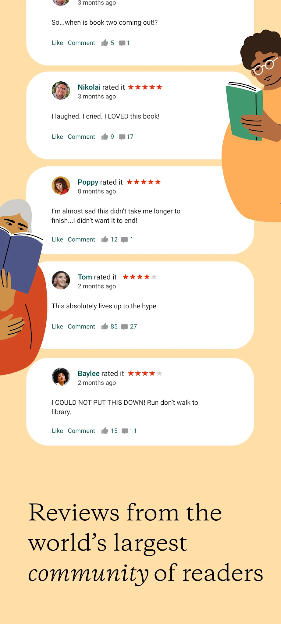 Скриншот Goodreads 4