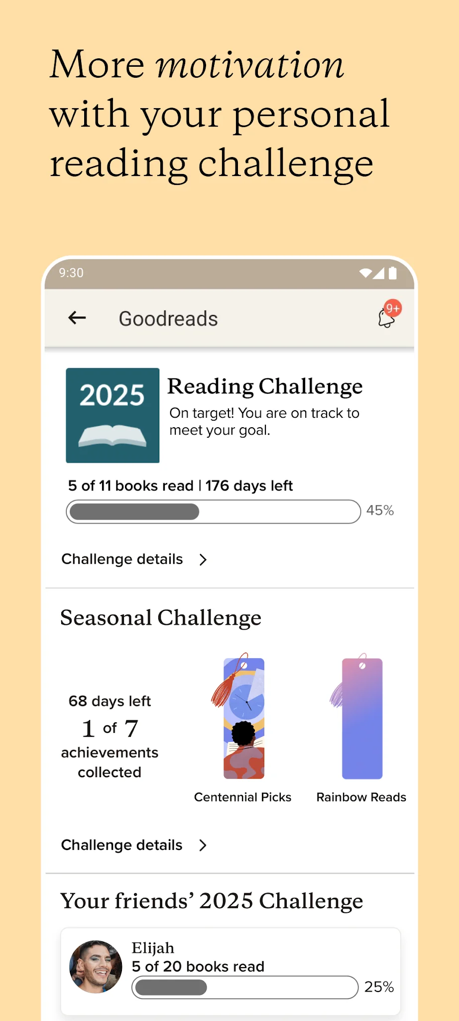 Скриншот Goodreads 6