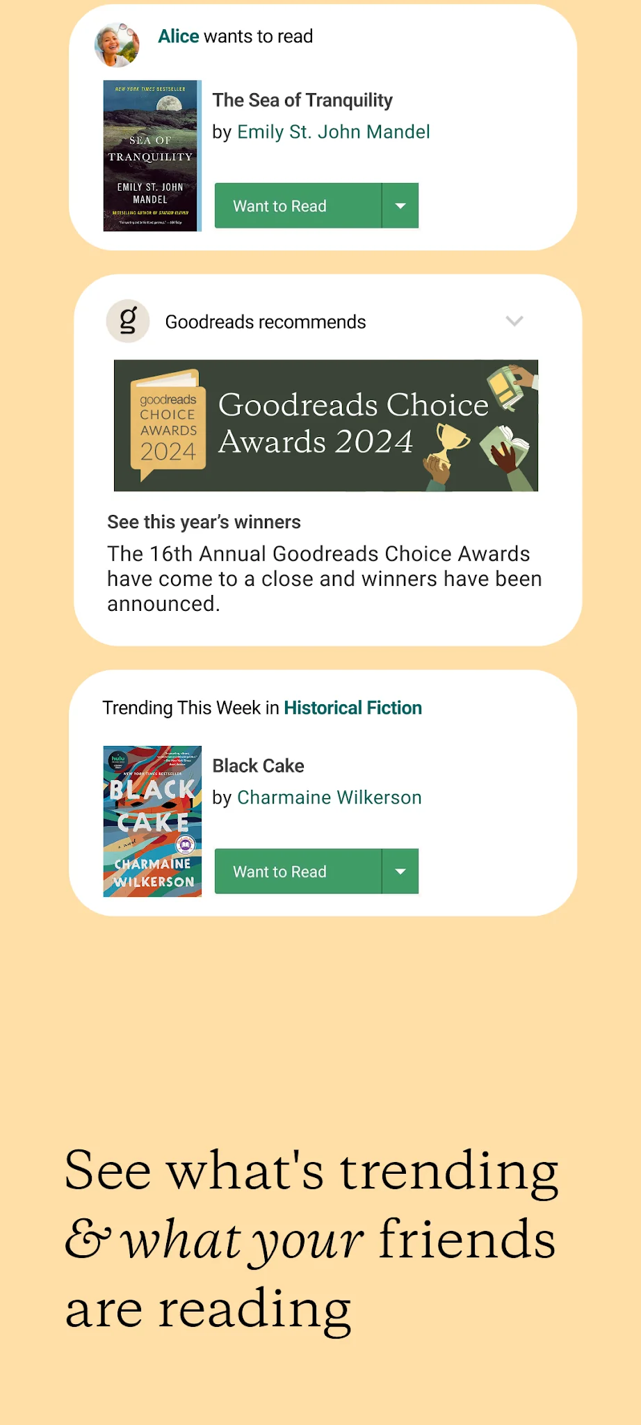 Скриншот Goodreads 8