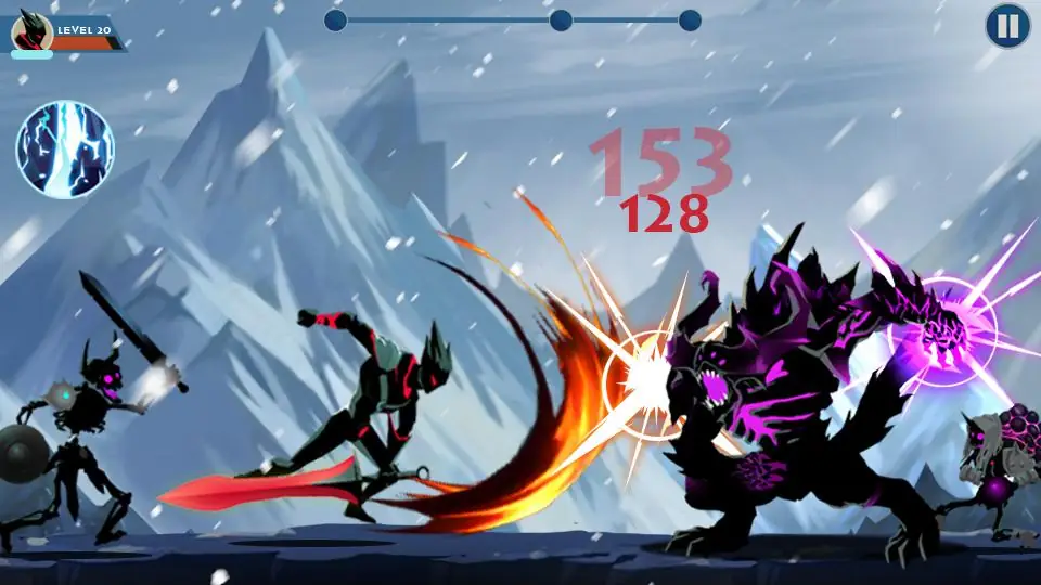 Snímek obrazovky Shadow Fighter 1