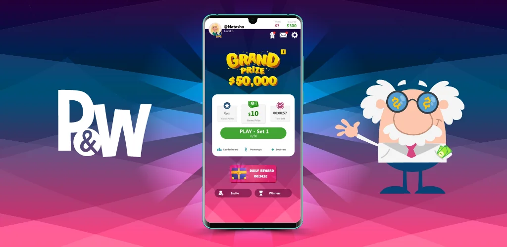 Play and Win لعبة غلاف فني للأندرويد