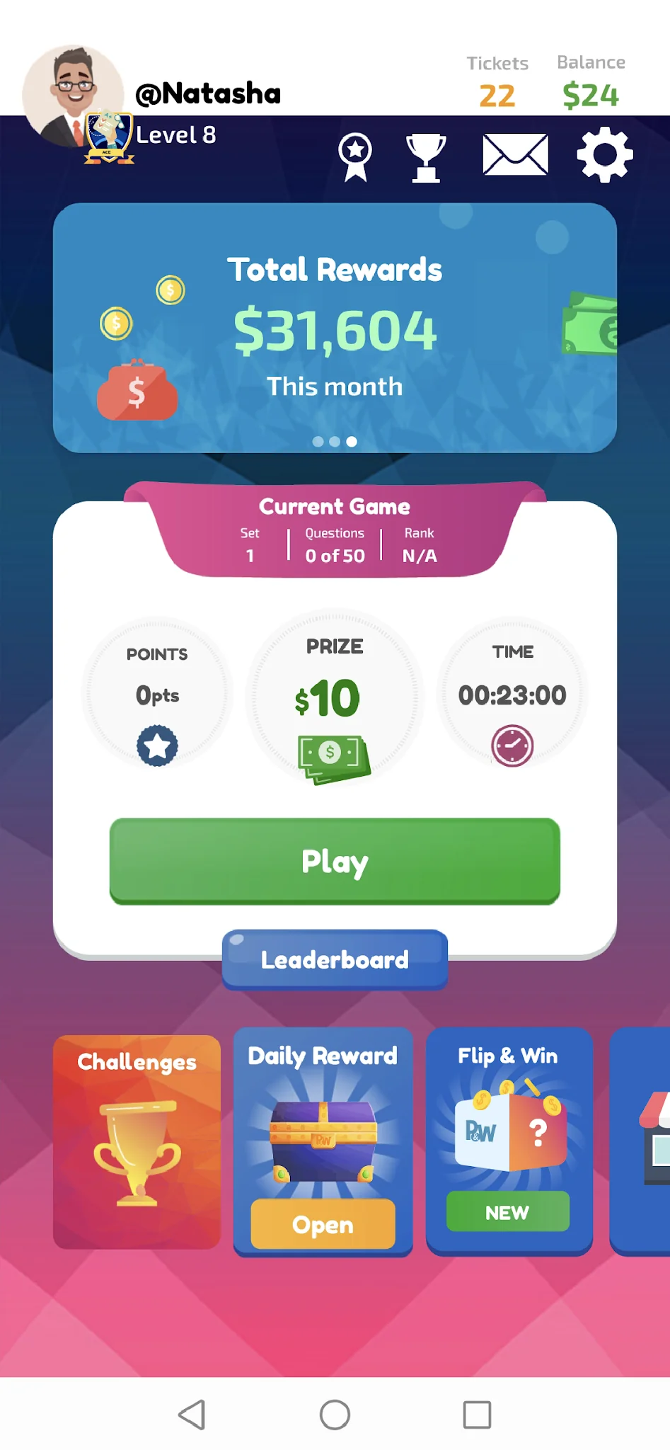 لقطة شاشة Play and Win %د