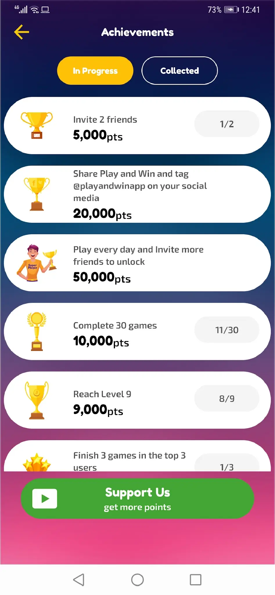 لقطة شاشة Play and Win %د