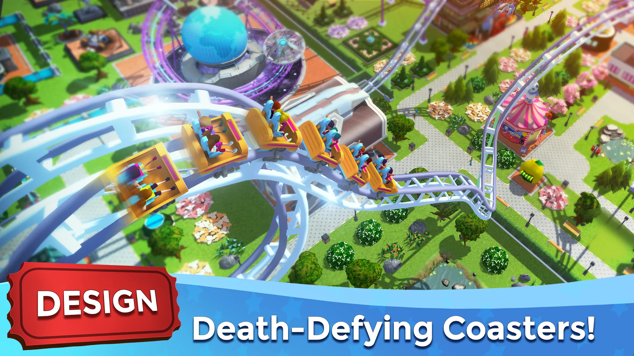 Στιγμιότυπο RollerCoaster Tycoon Touch 2