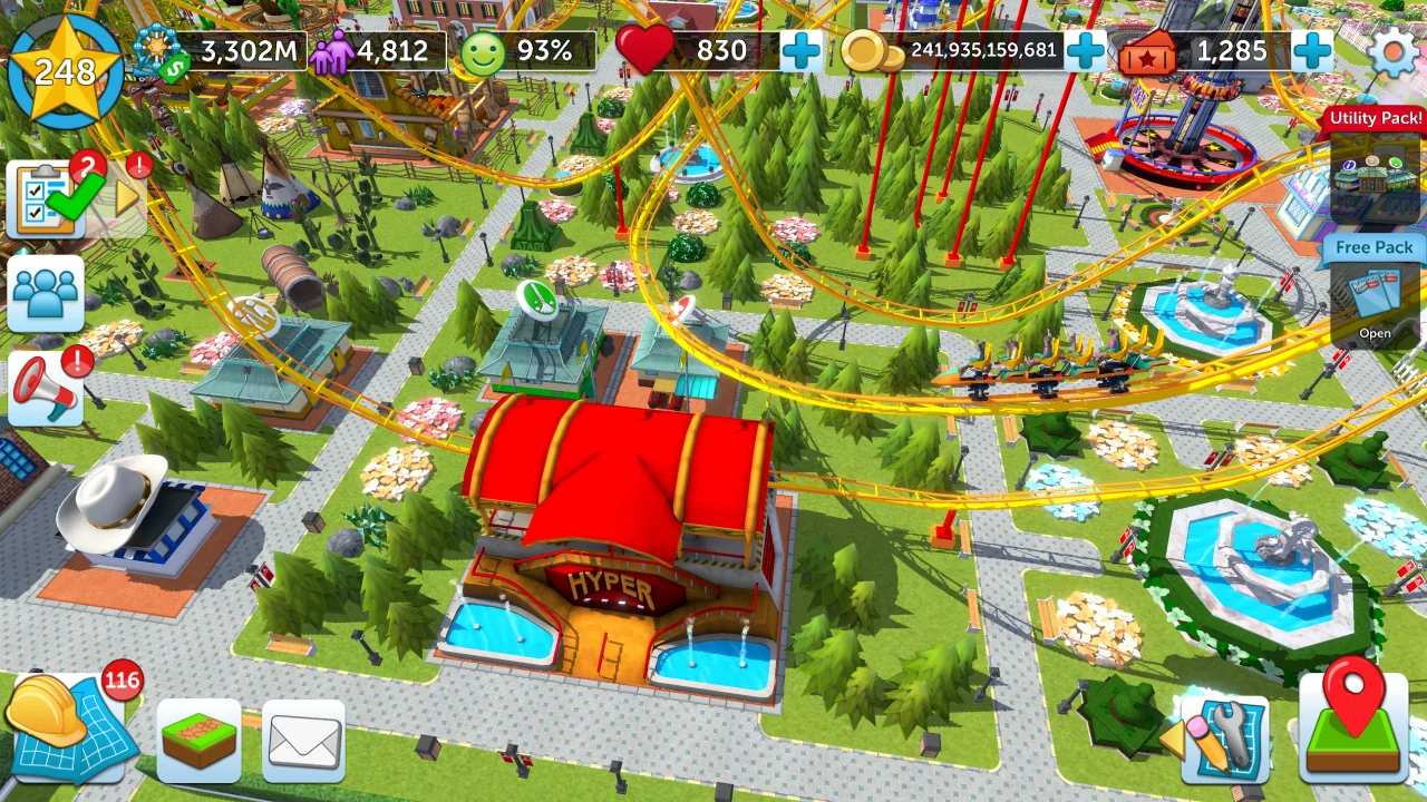 Στιγμιότυπο RollerCoaster Tycoon Touch 8