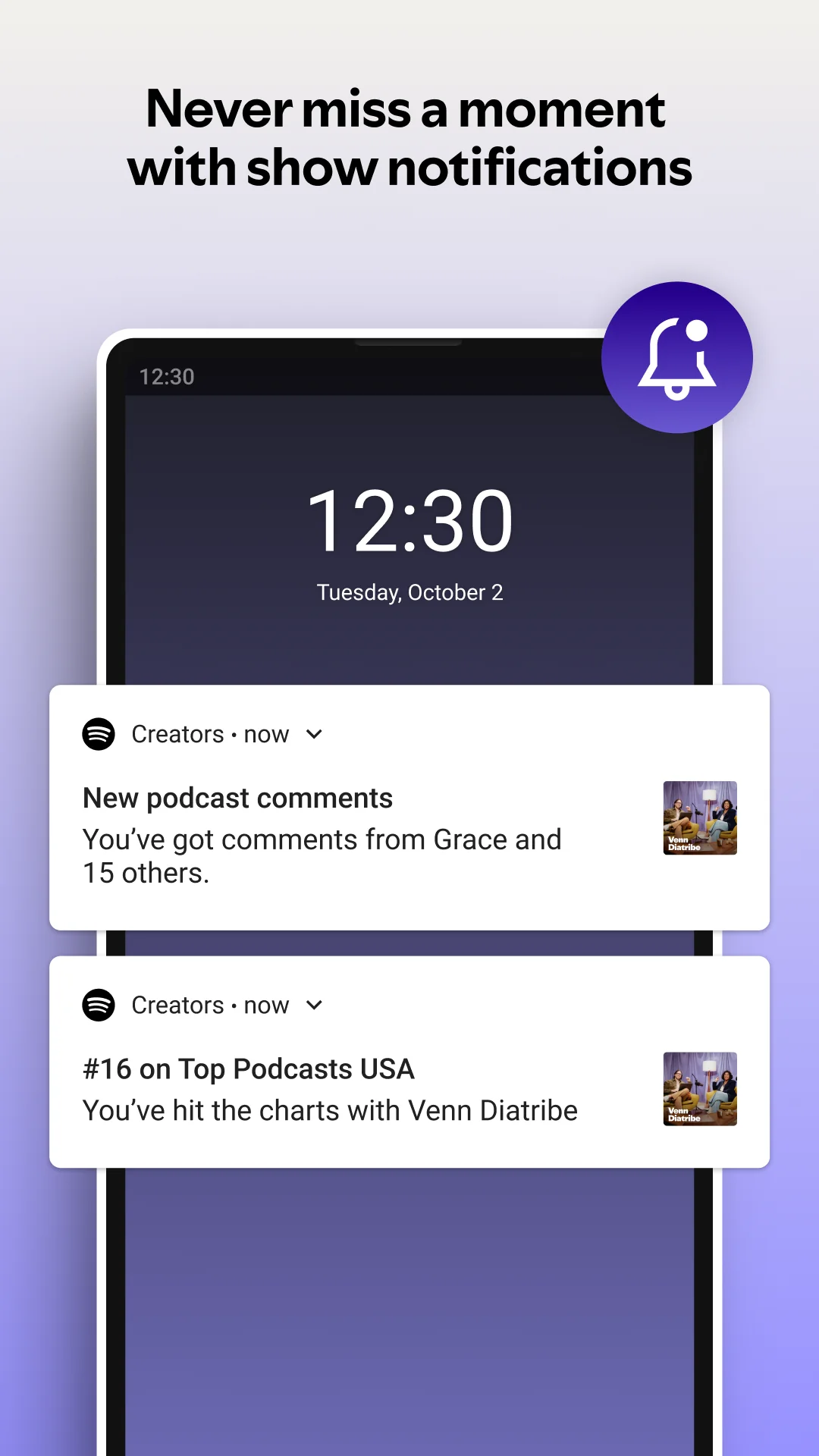لقطة شاشة Spotify for Creators %د