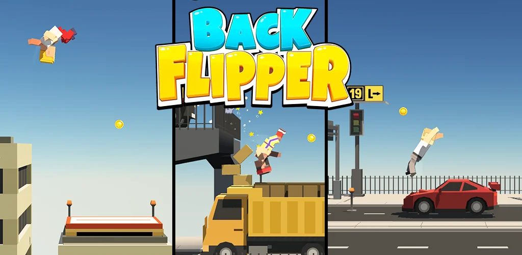 Backflipper Spiel Titelbild für Android