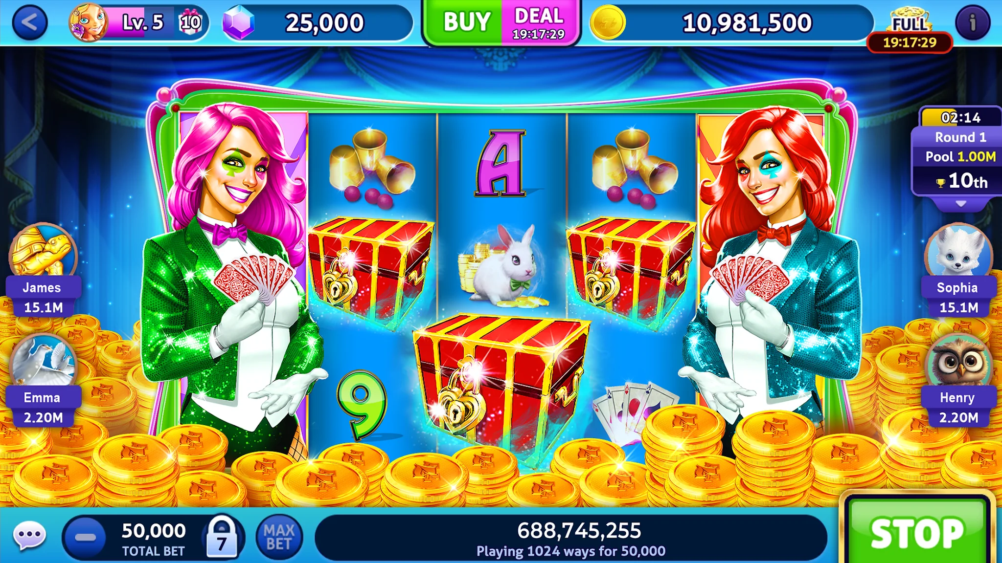 Скриншот Jackpot Madness: казино 777 1