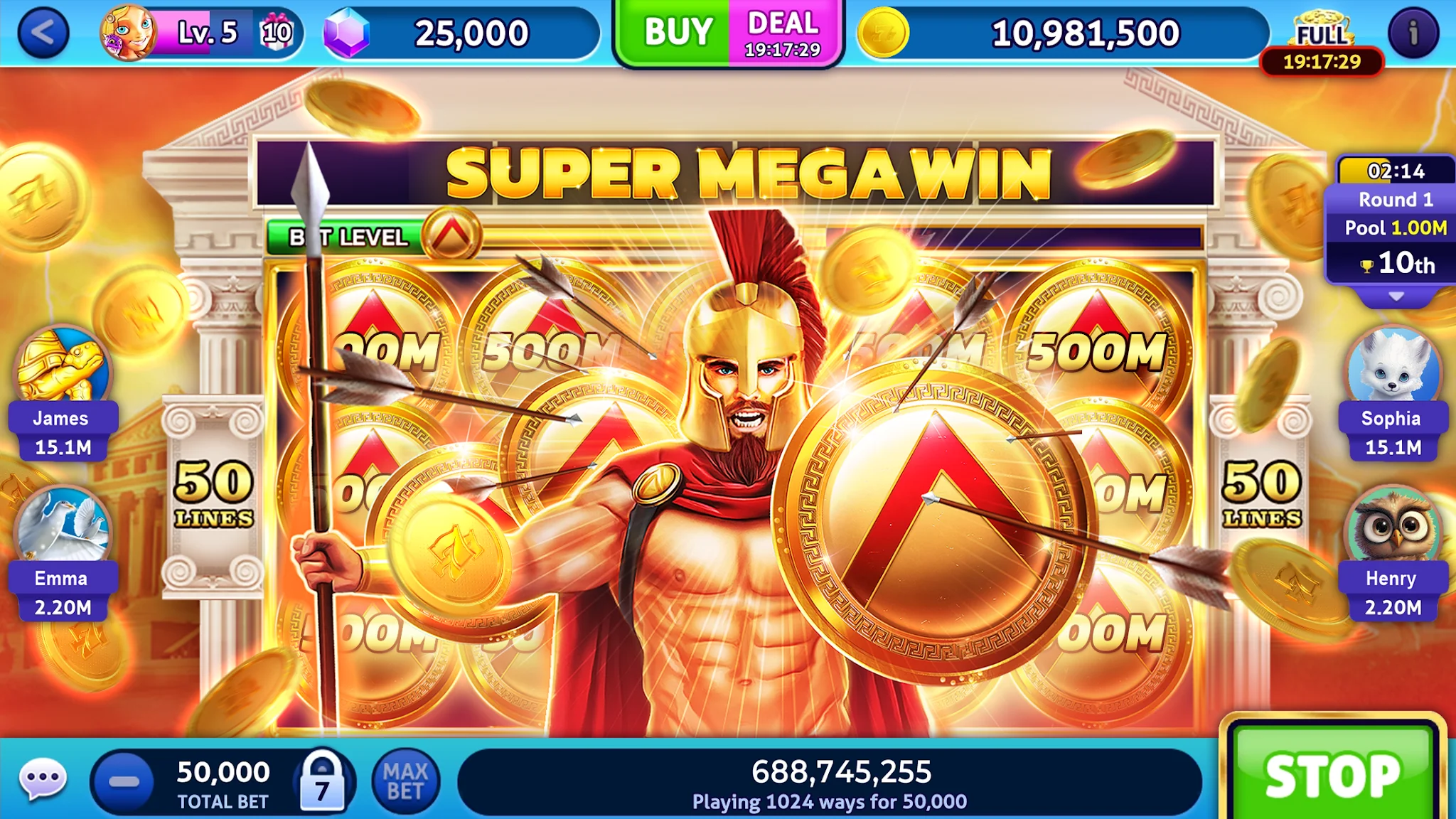 Скриншот Jackpot Madness: казино 777 2