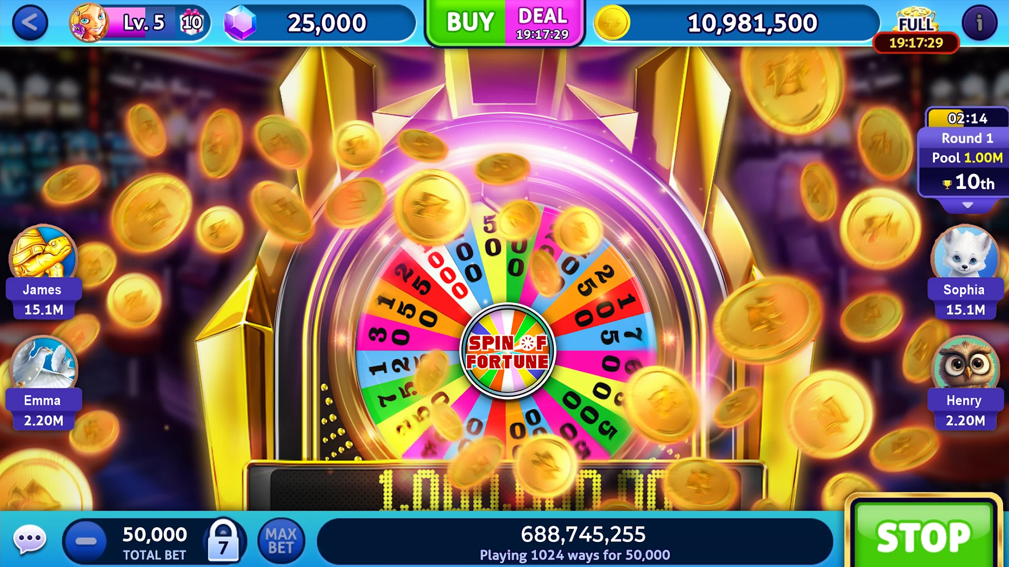 Скриншот Jackpot Madness: казино 777 8