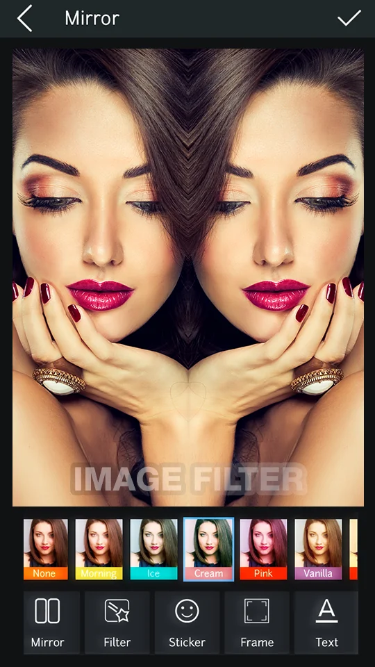 Captura de pantalla Mirror Photo Editor & Collage 5