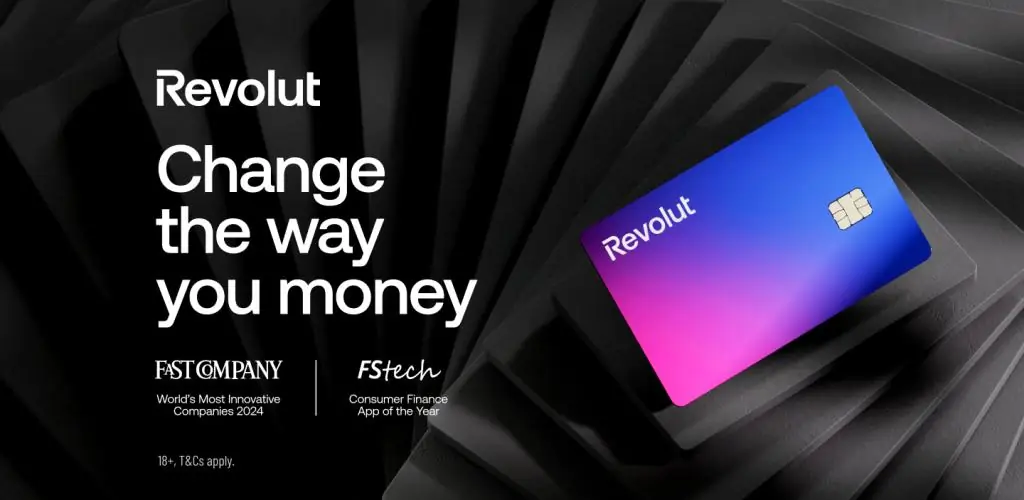 Revolut — Mobile Finance App Titelbild für Android