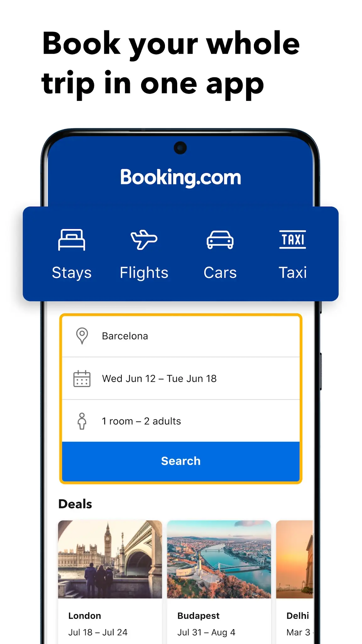 Ảnh chụp màn hình Booking.com: Hotels & Travel 2