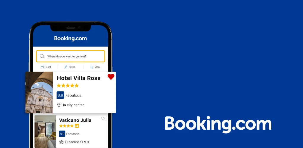 Booking.com: Hotels & Travel ứng dụng Hình ảnh bìa cho Android