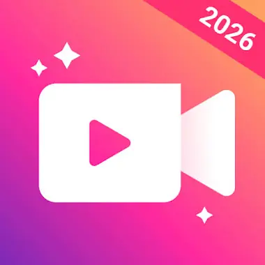 Video Maker zenével, fotó ikon