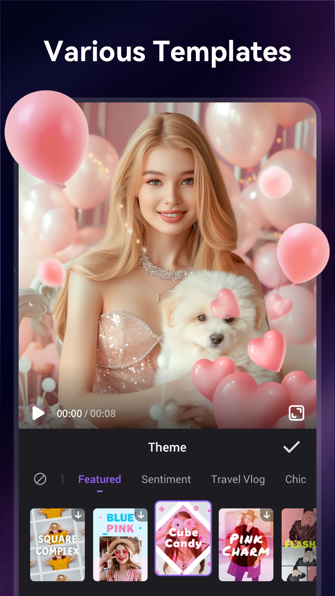 Video Maker zenével, fotó képernyőkép 2
