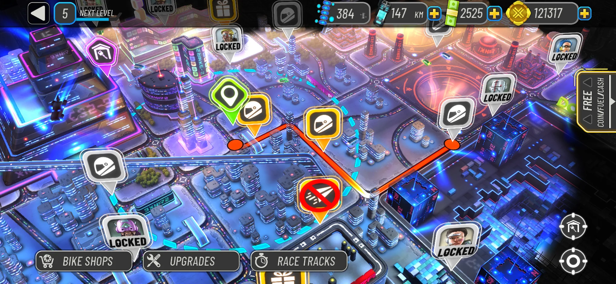 Screenshot 32SECS: Neon City Rider 2 4